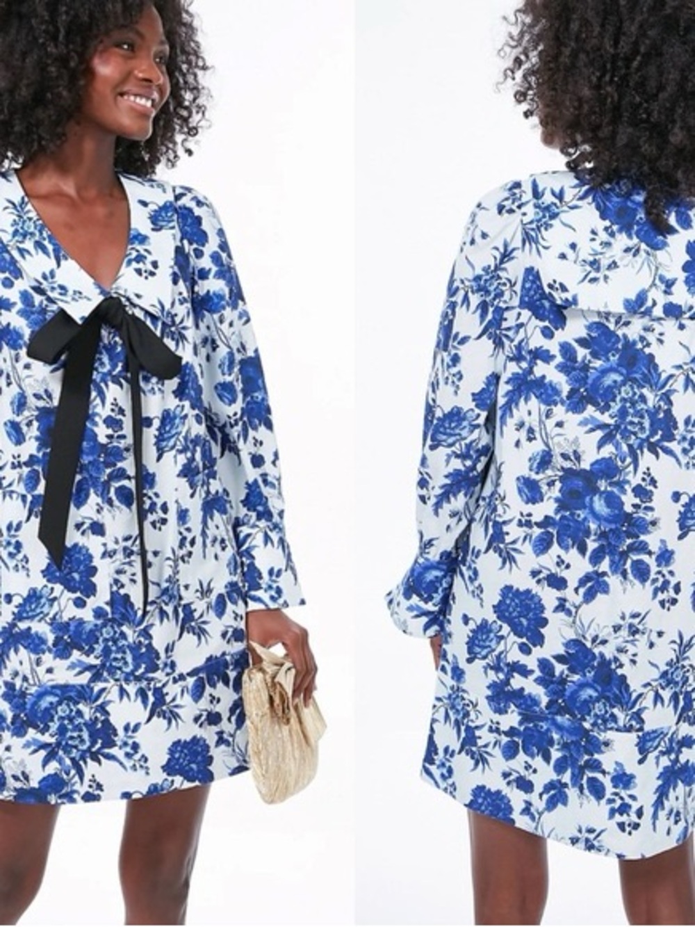 Tuckernuck Sapphire Bloom Bella Dress Floral Bow Coquette , Size XS